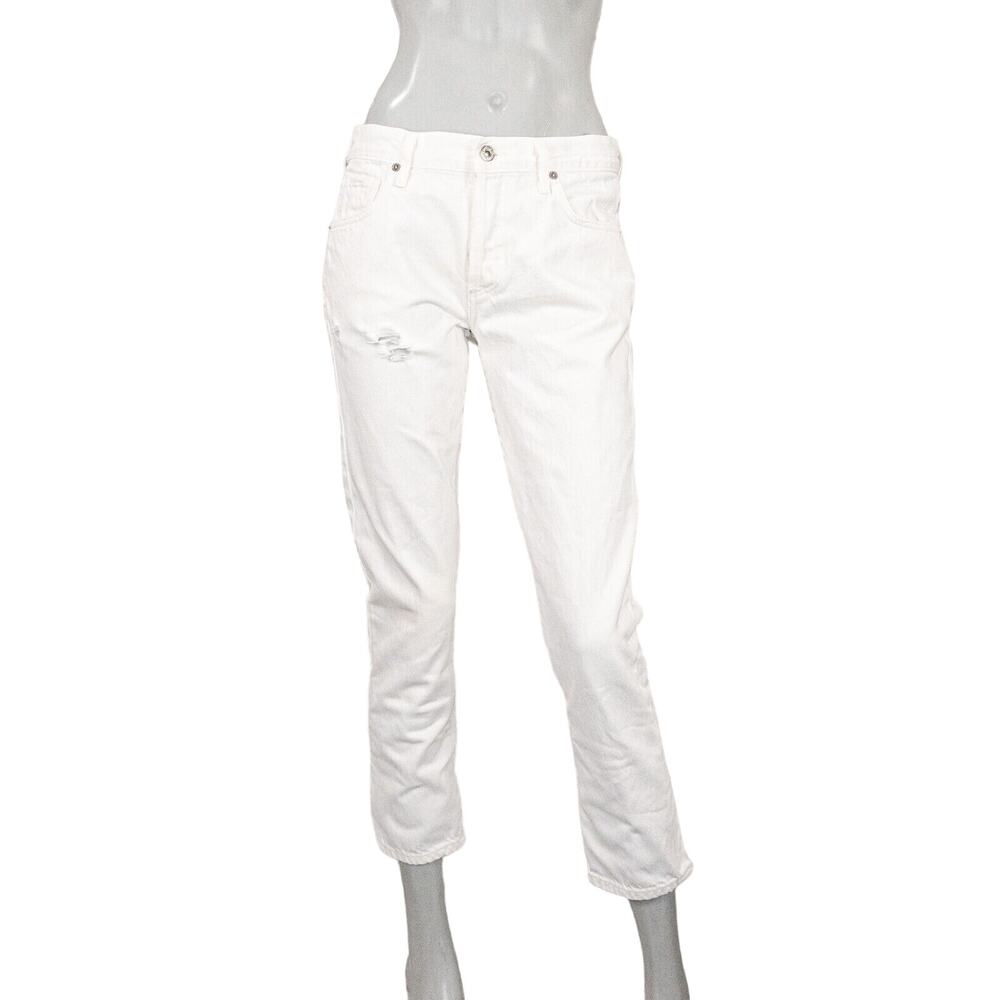 Citizens of Humanity Premium Vintage Emerson Jeans White Distressed 26